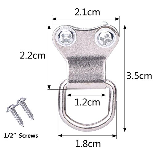 25 Pezzi Molto Resistente Ganci D Anello D Anello