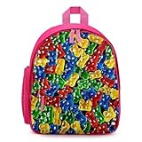 Gummy Bear Candy Travel Laptop Backpack for Men Women Lightweight Shoulder Bag Work Bag Daypack