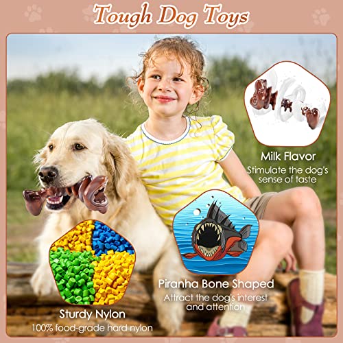 image for Fuufome Dog Chew Toys for Aggresive Chewers：Dog Toys for Large Dogs 