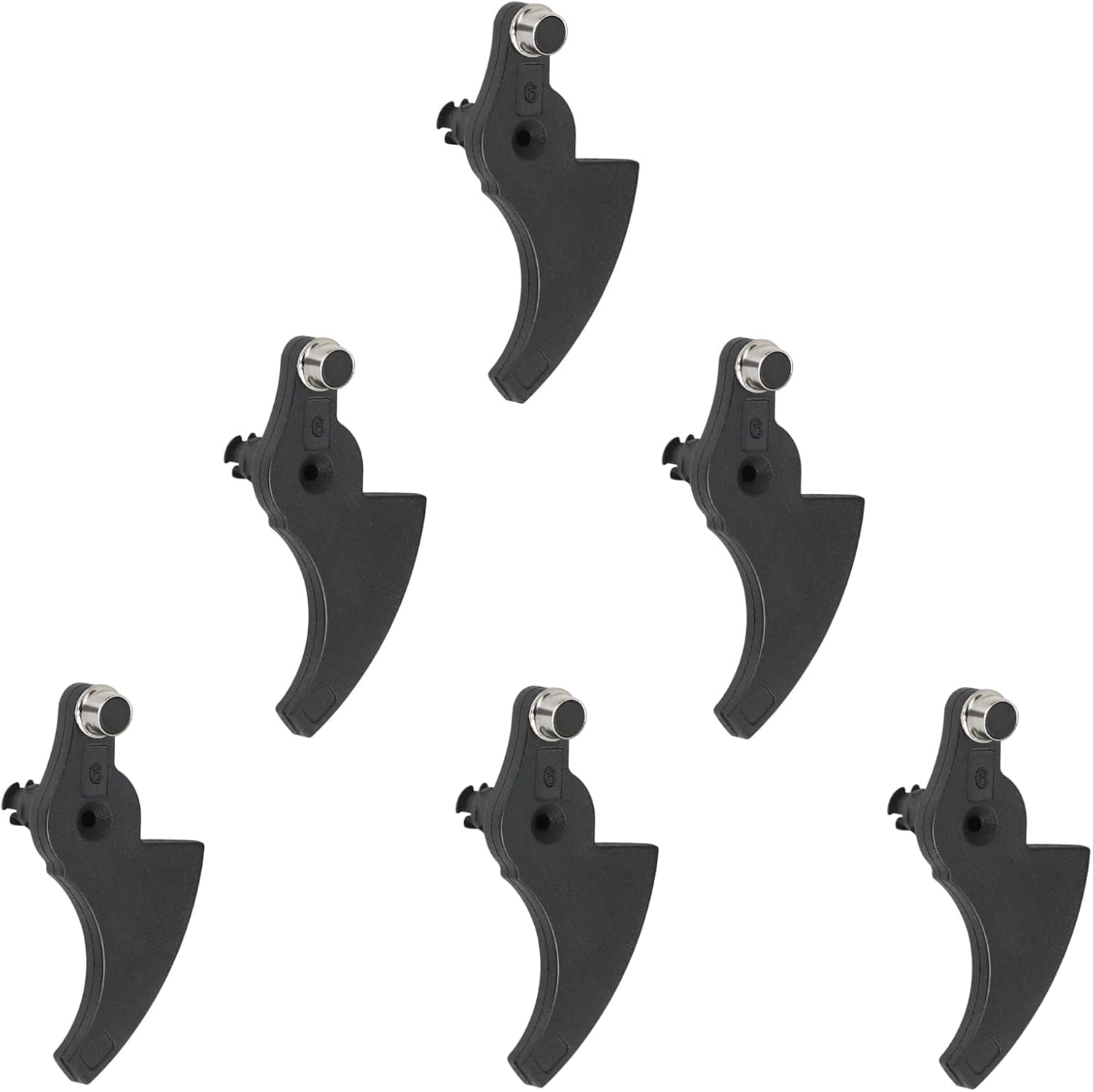 Six THTEN 59843700 Trimmer Replacement Levers.