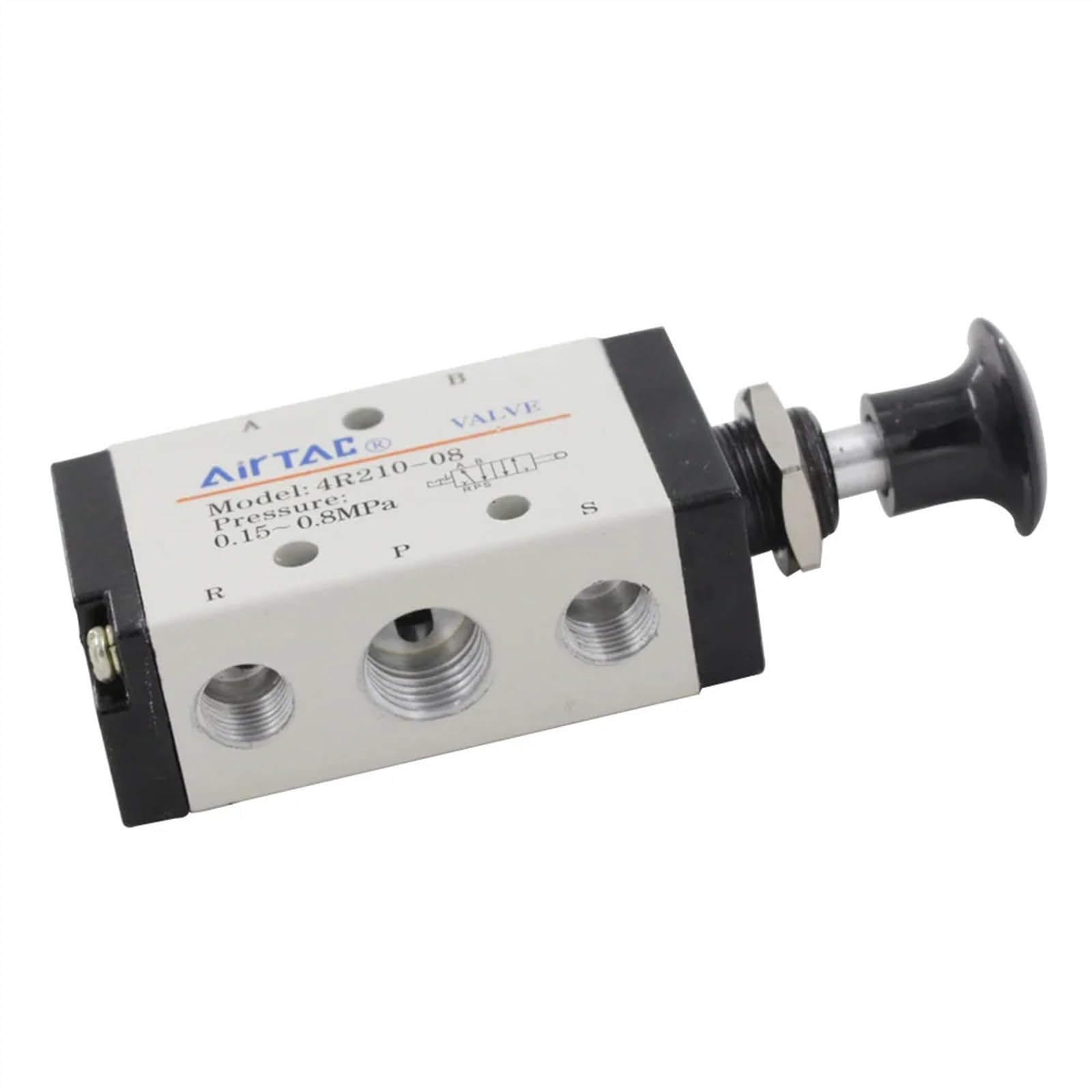 4R210-08 Valvola di regolazione pneumatica manuale pneumatica del porto 2 di posizione dell'elettrovalvola a solenoide pneumatica 1/4" PT della valvola 5 dell'aria azionata 5