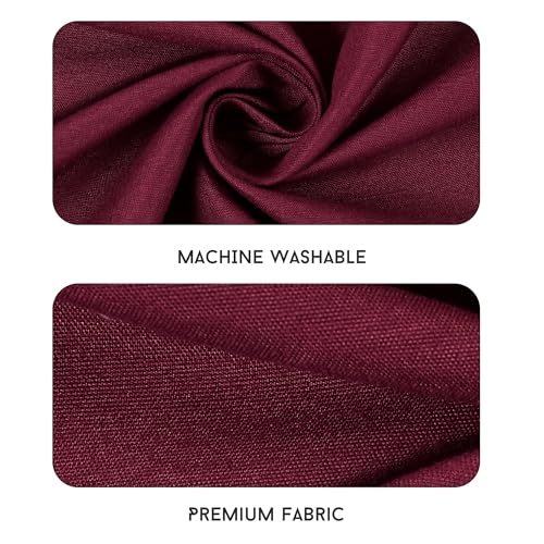 Image of FRESH FROM LOOM Anti Fade Solid Plain 240 TC Single Size Bedsheet Set with 1 Pillow Cover - Soft Fabric (Size- 60 x 90 inch | Wine| Solid)