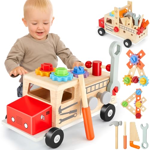 Banco de Trabajo Infantil de Madera Marca JOEJONI