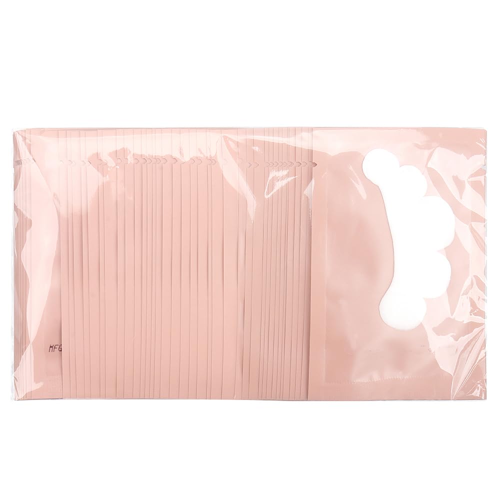 100 pares de almohadillas de gel para ojos debajo de gel, extensiones de pestañas, sin pelusas, almohadillas de máscara de ojos con hidrogel, herramientas de belleza (rosa) 7