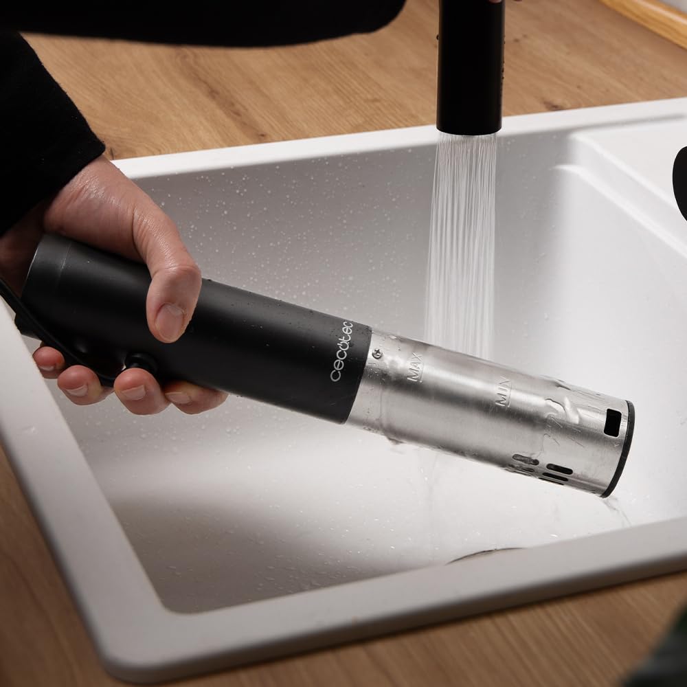 Cecotec SlowVide 1000 Connected Sous Vide 1000W 5-95°C Wi-Fi Touchscreen 15L IPX7