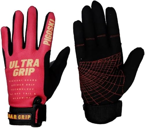 PIGOSKI - Guantes de esquí acuático ultraligeros con protección UV, guantes de kayak para hombres y mujeres, guantes de neopreno transpirables con