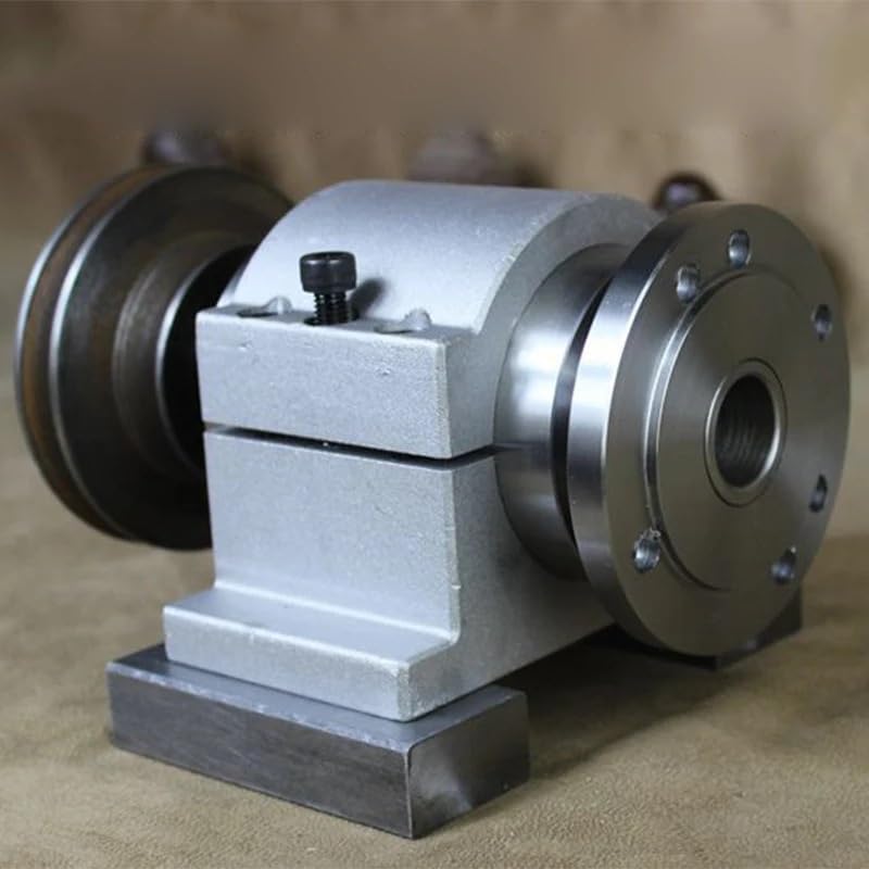 Cabezal de máquina de husillo 80/100, husillo de torno, conjunto de cabezal de torno de alta resistencia, máquina de husillo estándar de aluminio fundido para un trabajo eficiente(80)