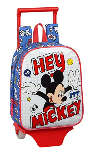 Mochila Safta Guardería con Carro de Mickey Clubhouse  220x100x270mm  Multicolor