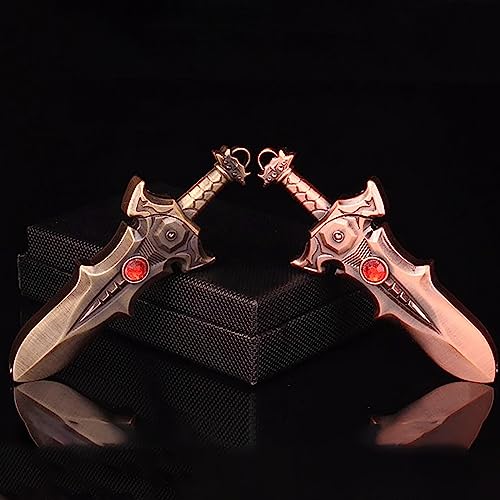 Encendedor metálico dorado reutilizable y decorativo miniatura 6