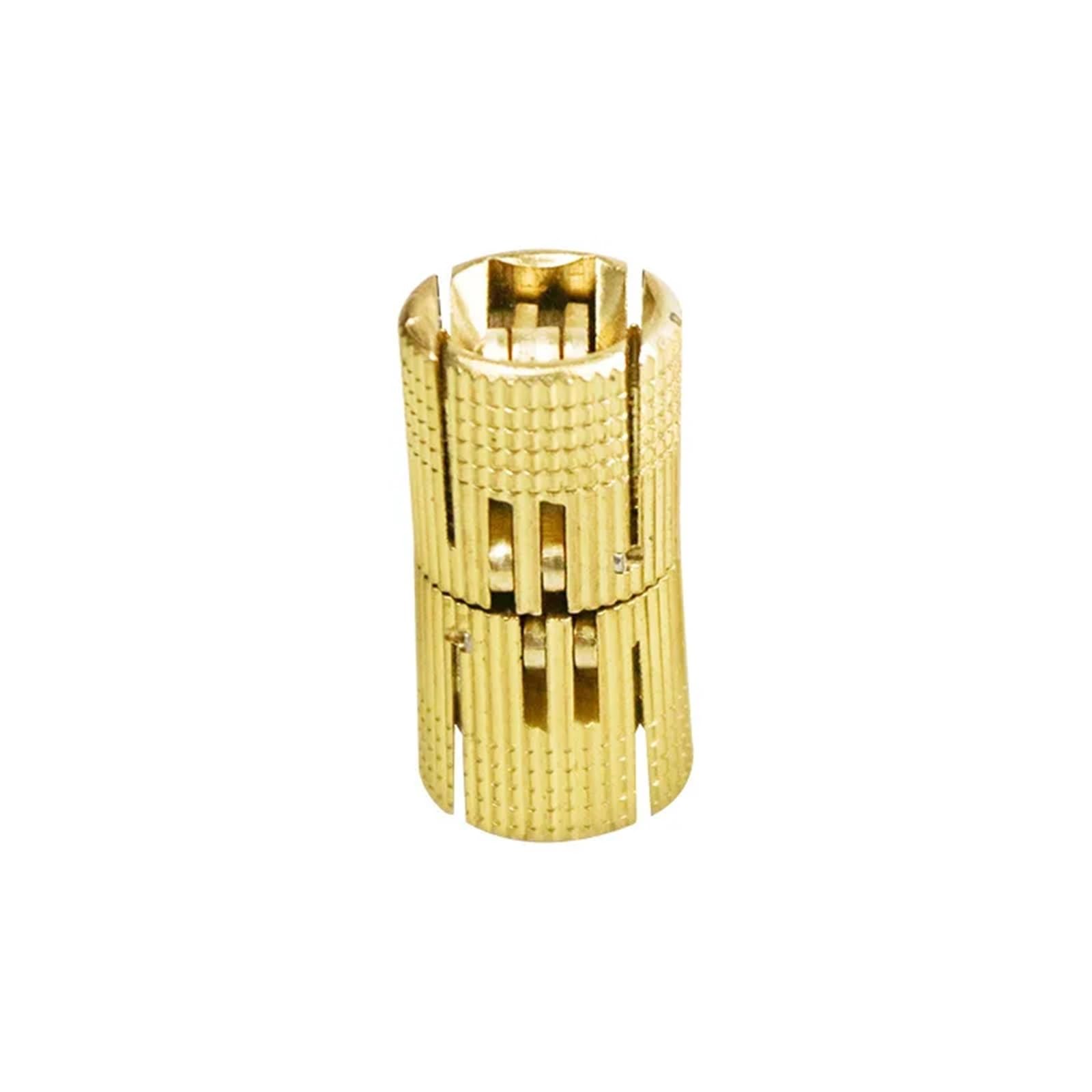 Ugzpwqlnx One Color Barrel Hinge, Cylindrical Concealed Barrel Hinges 2Pcs 8-18Mm Copper Furniture Hinge(14Mm)