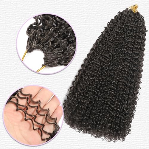 Extensiones crochet Twist Curly anti-enredos de 12 pulgadas para un peinado rápido y duradero 4