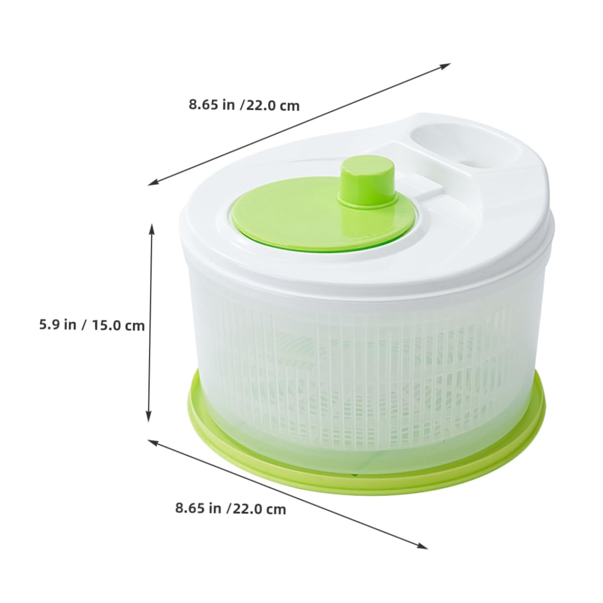 SOLUSTRE 1set Efficient Vegetable Washer and Dryer Grater and Slicer for Quick Salad Preparation Multi-functional Food Colander for Easy Washing and Drying
