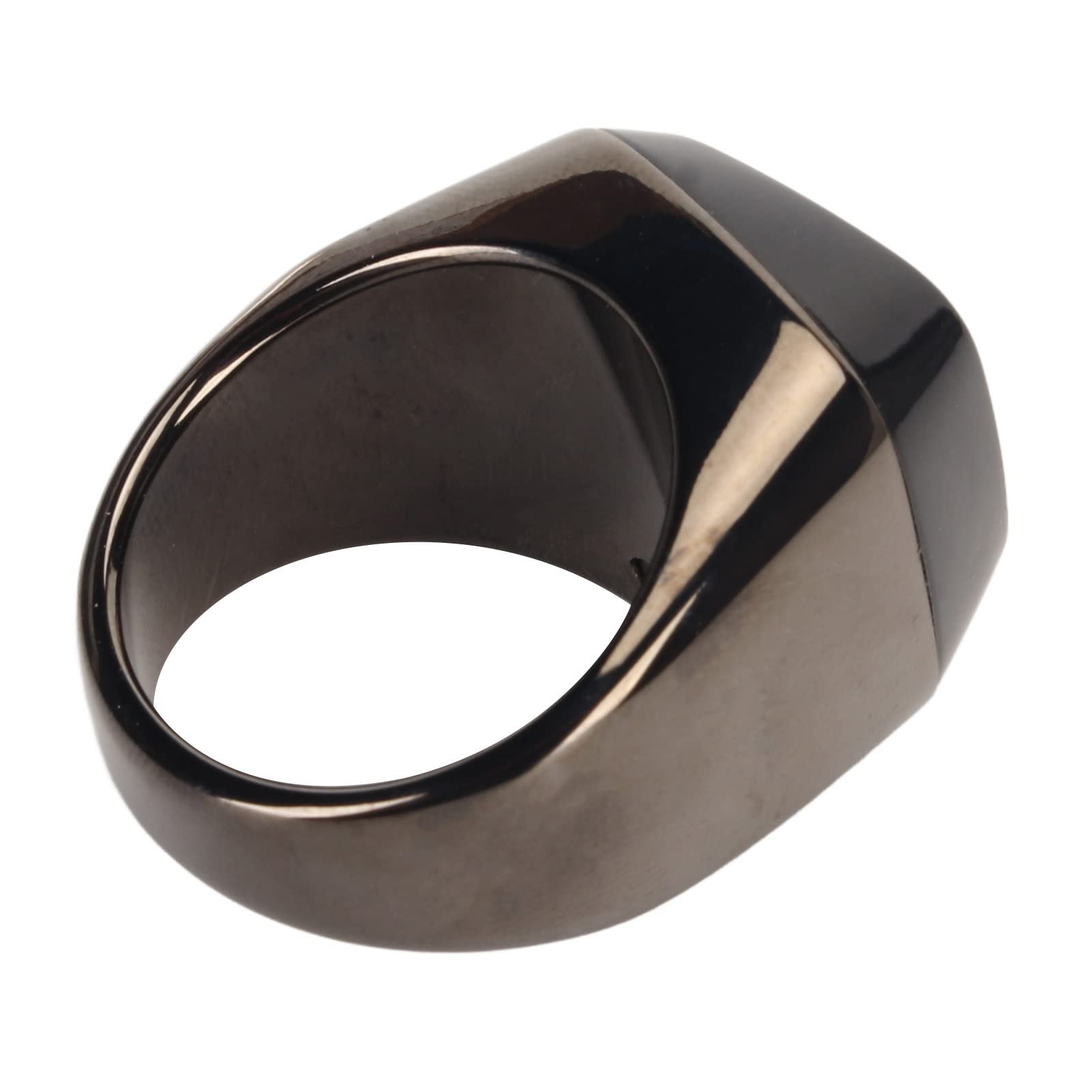 Anillo Contador de Dedo Inteligente con Pantalla Digital y Soporte de Aplicación para Rastrear Pasos y Frecuencia de Oración para Personas Ocupadas Material de Aleación de Aluminio