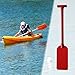 Aosekaa Children Kayak Paddle Prop Boat Oar Portable Canoeing Paddle for Kids for Performance River Tubing Outdoor Kayaking Supplies, Red