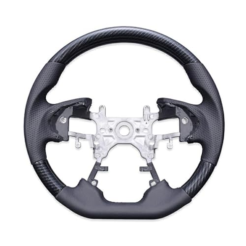 オデッセイ 前中期 RC 2013(H25).11-2020(R2).10 ステアリング ガングリップ 黒木目 茶木目 ピアノブラック カーボン調 コンビ ハンドル 純正交換 カスタム 内装 (カーボン調)