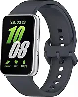 Pulseira Preta de Silicone Para Samsung Galaxy Fit3