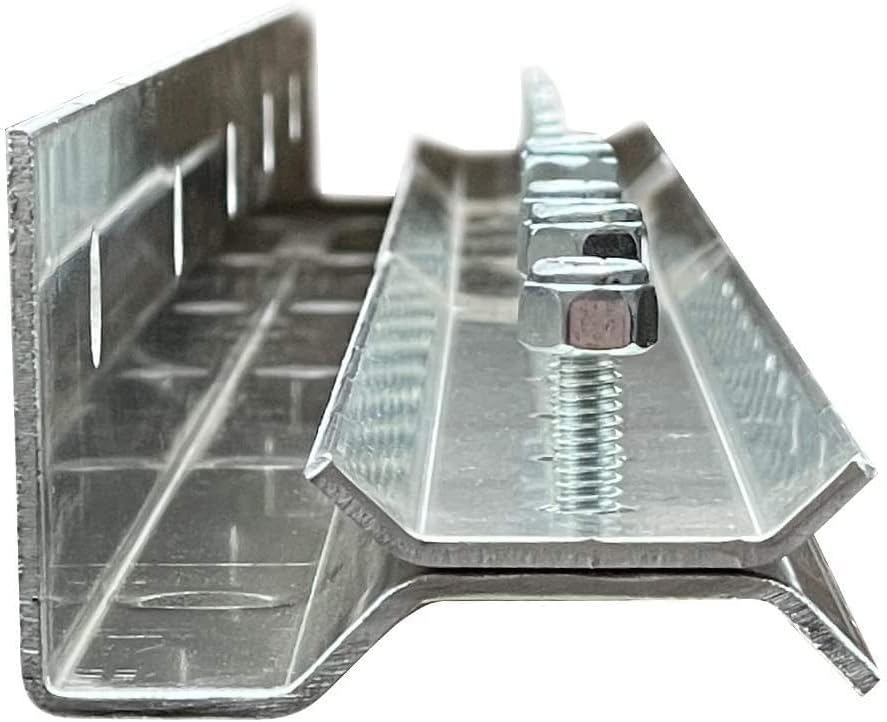 Strivide - Accesorios para puerta de cortina de tira - Colgador universal para puerta de jamba o montaje en pared, de acero galvanizado de 14 GA,