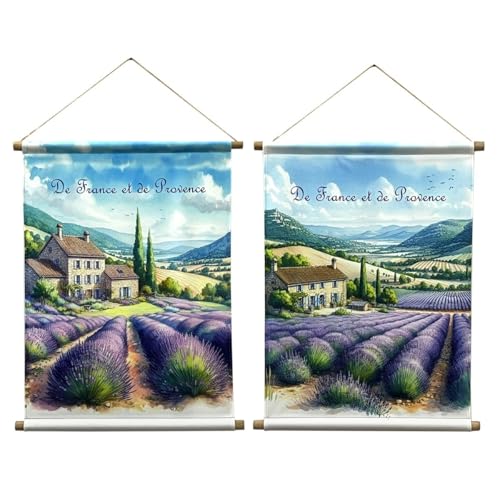 Tableau déco murale Lavande Provence 76x60cm pour habiller facilement vos grands murs
