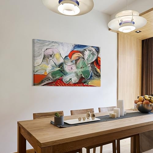 Art mural The World in Abstract sans cadre 60x90cm toile decoration murale