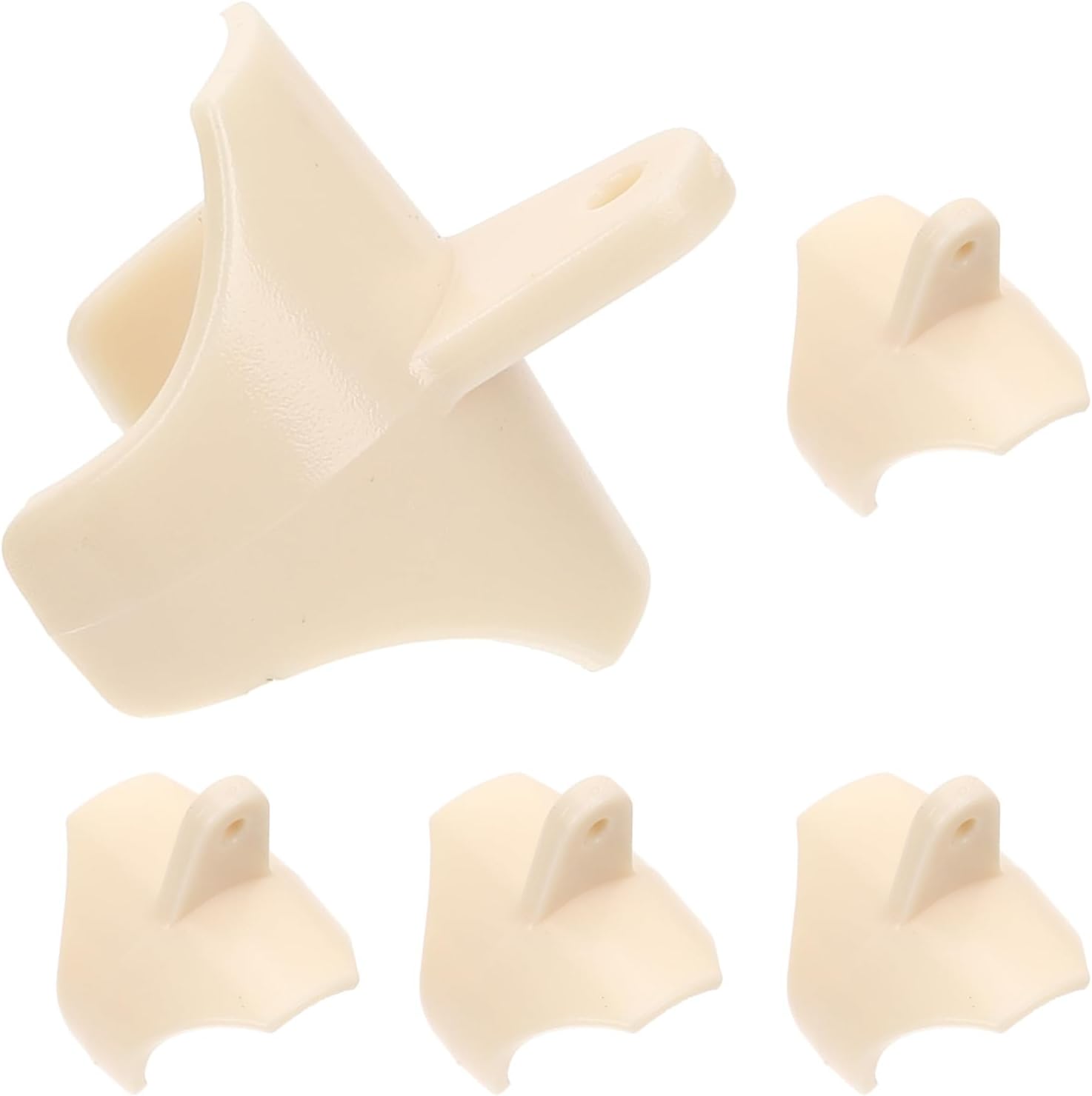 5pcs Plastic Soprano Recorder Thumb Rest Covers, Universal Recorder Finger Protectors, Clarinet Finger Rest Cushions for Wind Instrument Accessories