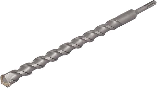 uxcell 25mm Tip 350mm Length Chrome Steel Round Shank Masonry Hammer Drill Bit