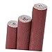HOMOBABE 3pcs Sanding Drum Kit Grit Sandpaper Sleeves Cylindrical Grinding for Rotary Tools and Drill Press for Woodworking and Projects