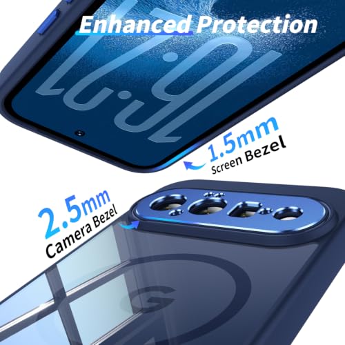 Image of Magnetic Case with Clear Back for Google Pixel 11, Fit for MagSafe
