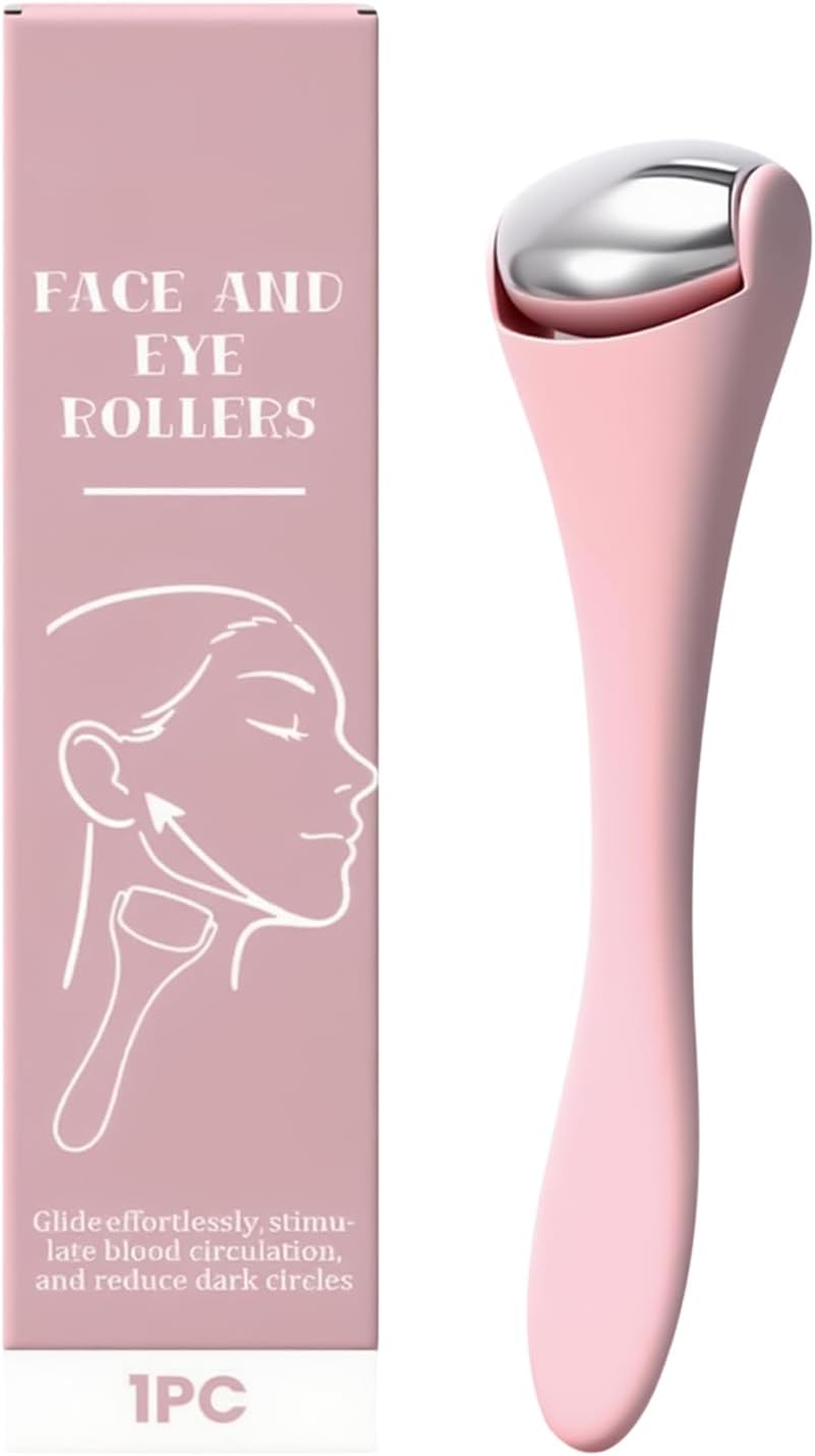 Facial Roller for Women Face,Ice Roller for Face & Eyes – Massage Beauty Tool for Instant Results Skin Care Function Tightened Refreshed up Lifting Personal