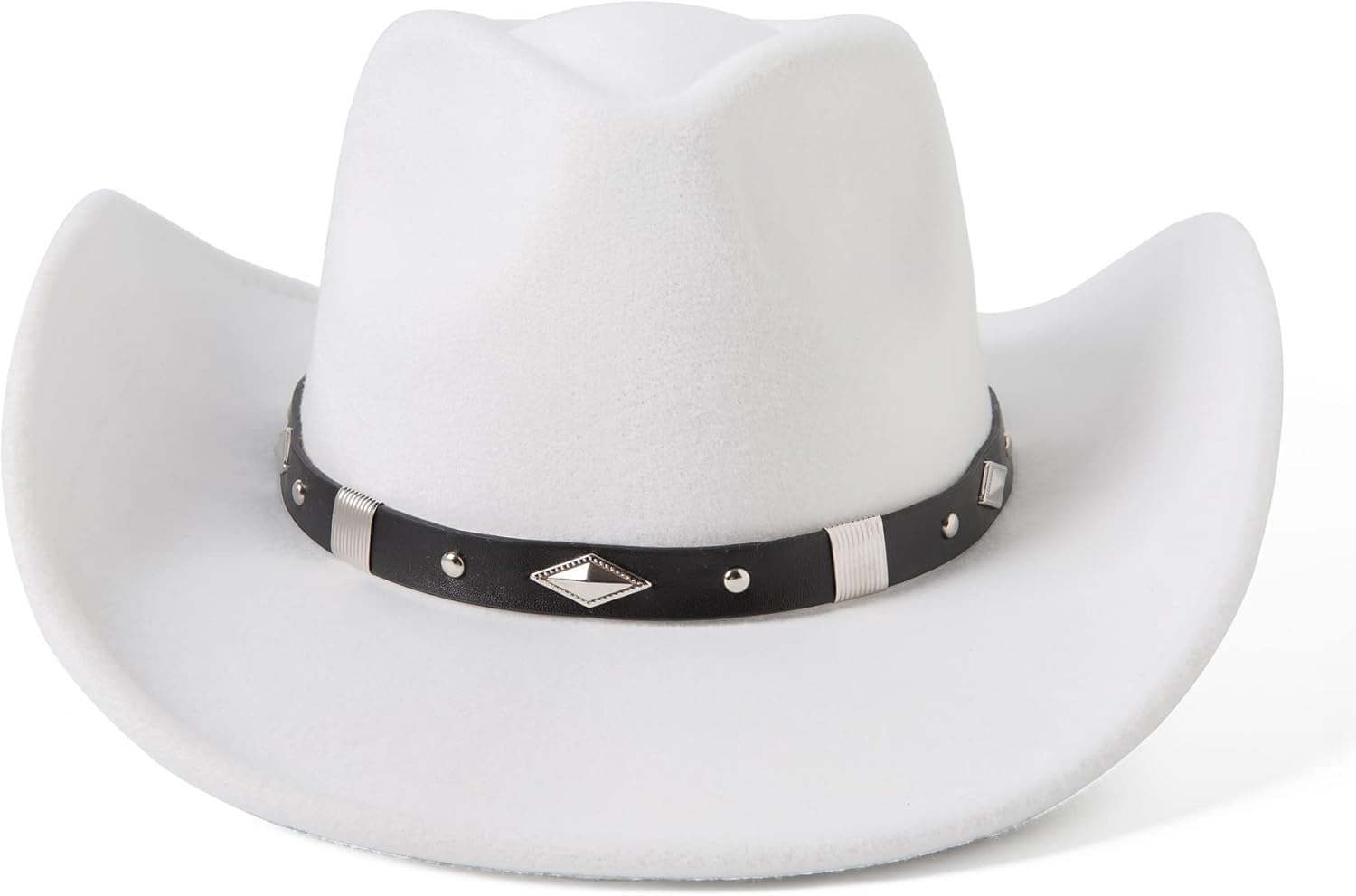 JOYEBUY Classic Wide Brim Women Men Western Style Cowboy Cowgirl Hats with Buckle Belt - Image 3