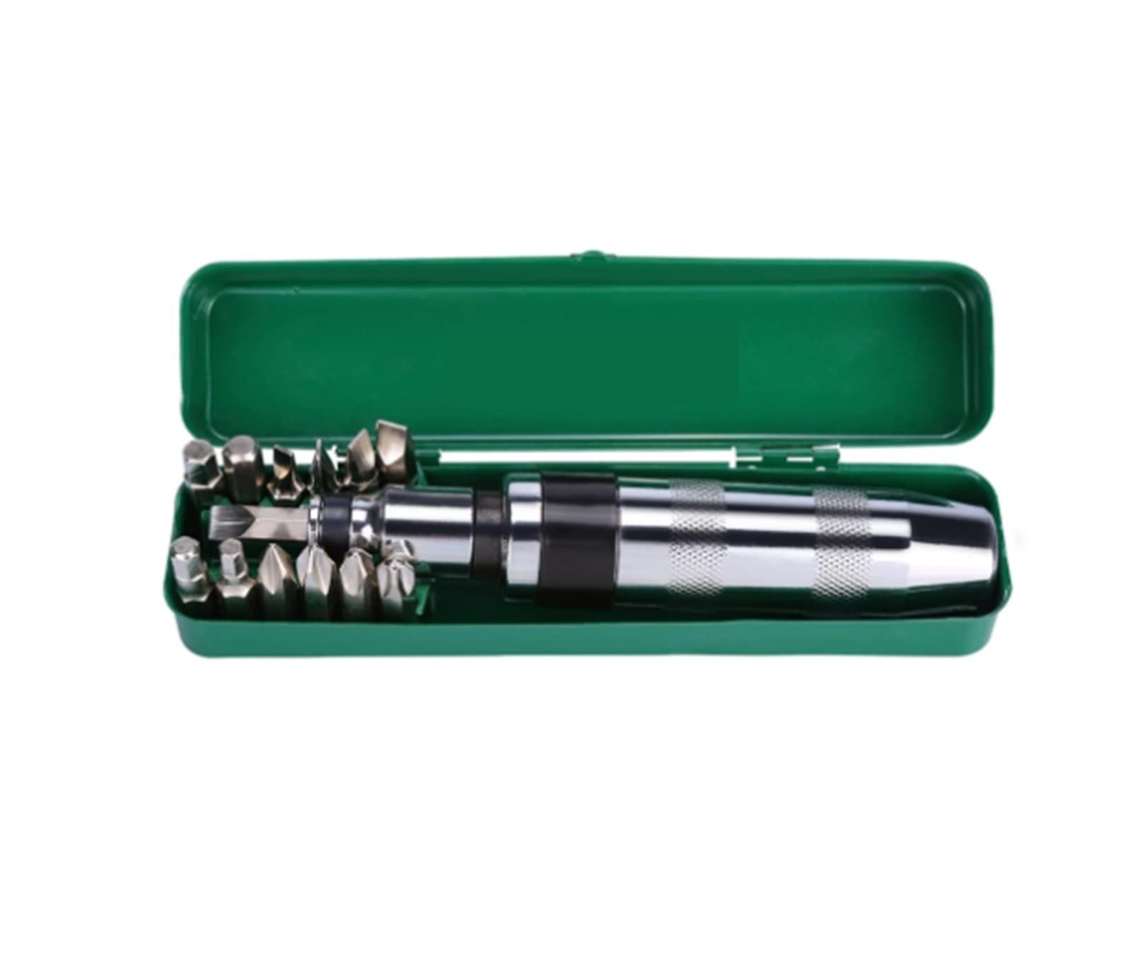 Misura for 14 pc 1/2 Pollici Strumenti Cofanetto Kit Impatto cacciavite con Metallo Reversibile a Mano for la vigilanza degli Occhiali Riparazione