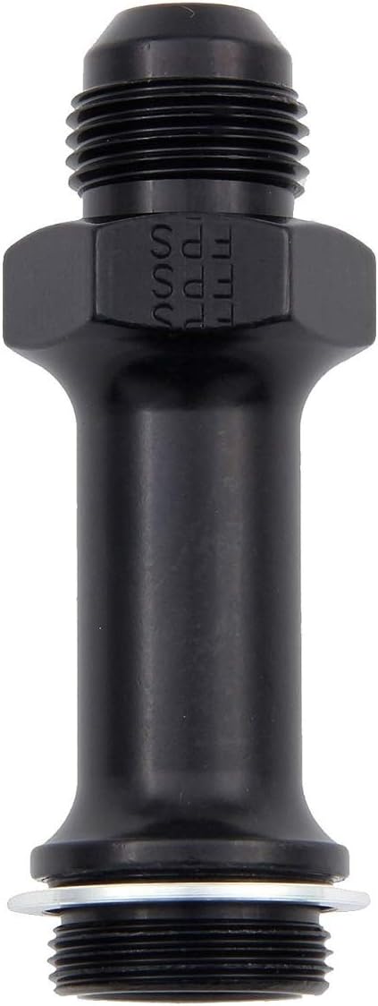 Fragola -8AN x 7/8-20 Carb Adapter Long 3in - Black