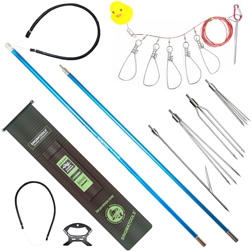 Spearfishing Pole Hawaiian Sling Fishing Spear Set Fiberglass Pol...