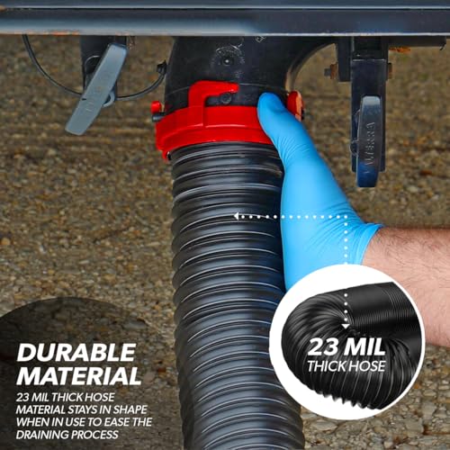 Image of Valterra D04-0200 Dominator 10' Extension Hose , Black