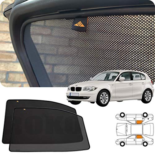 Set van 2 Trokot op maat gemaakte magnetische auto achterzijde ramen s schaduwen voor BMW1 E87 alternatieve autoruiten Tint-ing Privacy Blind-s