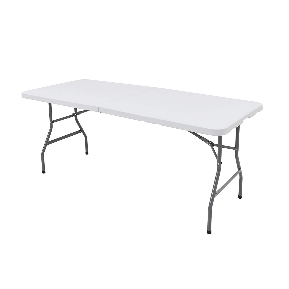 Buy Compact Foldable Picnic Table 6ft Heavy Duty Folding Catering Extra Strength Foldaway Table
