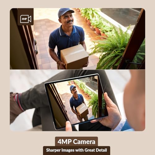 Image of CP PLUS 4MP Quad HD Outdoor Wi-Fi CCTV Camera | 360 Pan & Tilt | Full-Color Night Vision | CTC Cyber Secure Tech | Smart Detection Suite | View & Talk | OK Google | Cloud Recording | CP-Z43Q