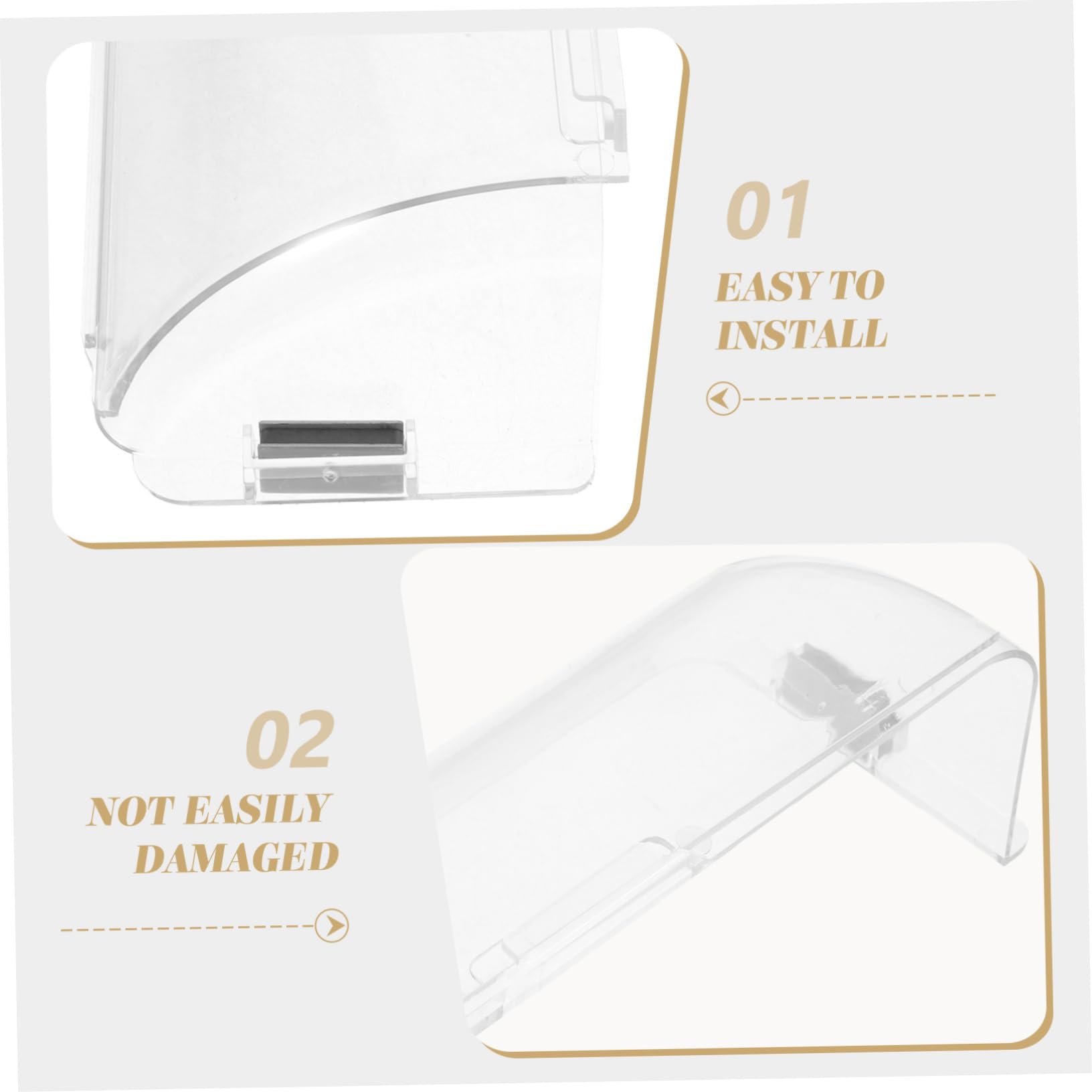 Mikikit 2pezzi Deflettore Regolabile Per Bocchette d Aria Di Condizionatori Deflettore Di Ventilazione Per Aria Condizionata Deviatore Di Bocchette d Per Flusso