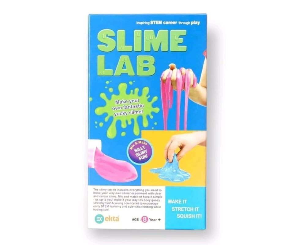 Vikas Trading Fun and Learning Combined: Plastic Slime Lab for Children
