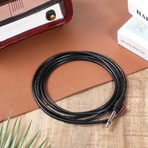 2 Pack Cable de Audio 6.35mm Mono 2 Polos 2 m miniatura 3