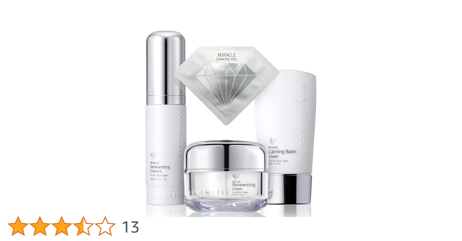 ルネセル　ミラクルダイヤモンドピールプログラムセットとミングバームクリーム3個 Amazon.co.jp: ルネセル [Rene Cell] ミラクルダイヤモンド