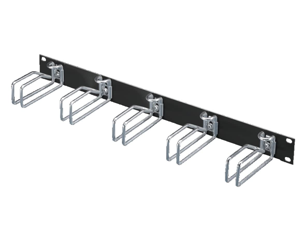 Rittal Manoeuvring Panel 1HE H x D 43 x 105 mm RAL 9005 Steel Bracket, black