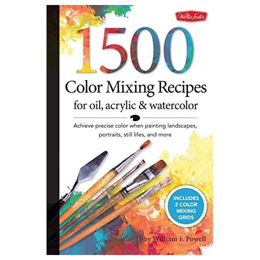 1,500 Color Mixing Recipes for Oil, Acrylic & Watercolor: Achieve precise color when painting landscapes, portraits, still lifes, and more