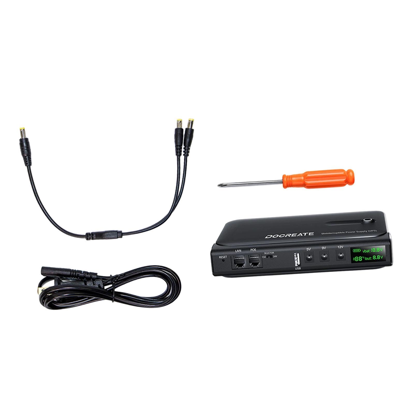 Ups Uninterruptible Power Supply 5V 9V 12V Output for Cellphone Router Modem|Computers/Tablets & Networking | Power Protection, Distribution-image-3