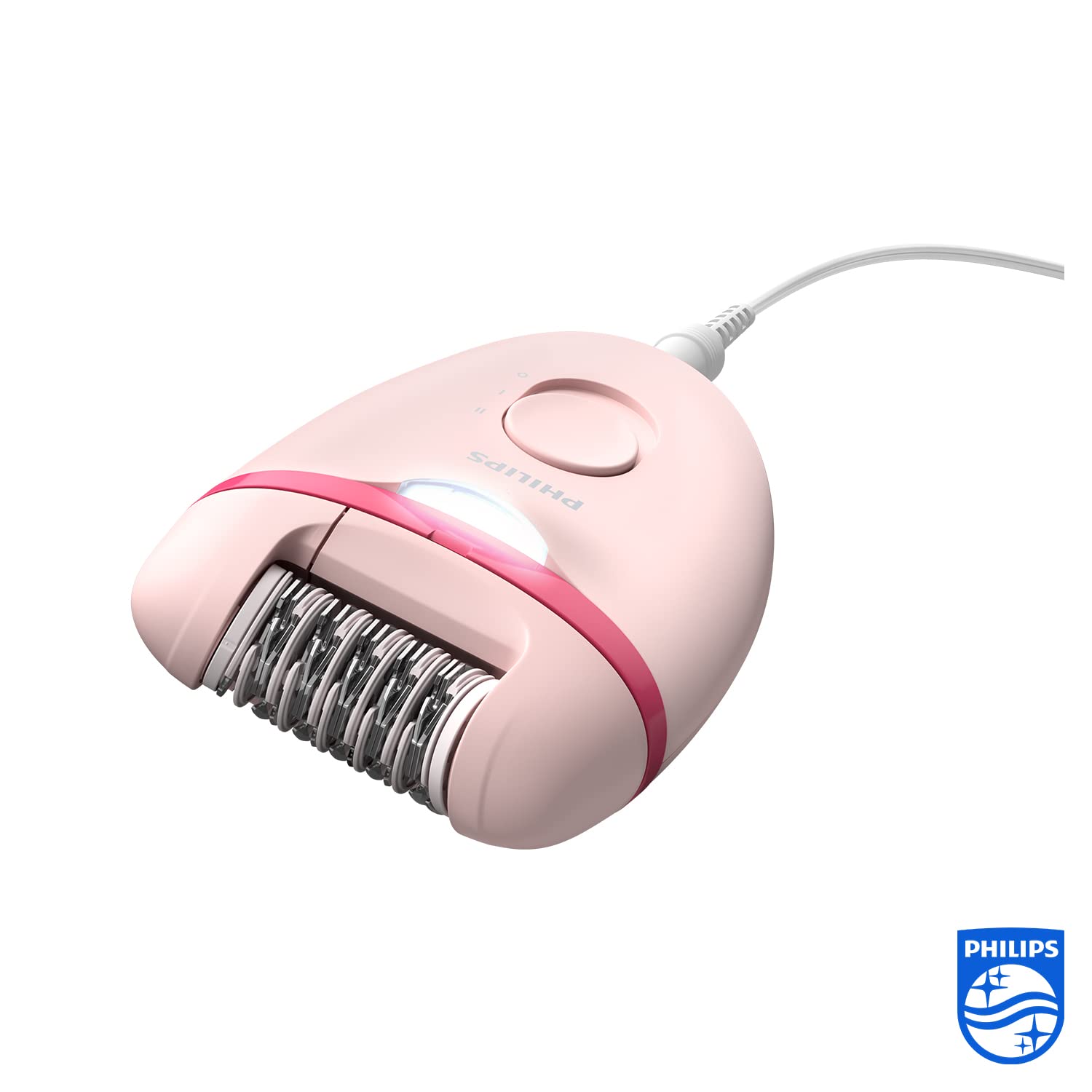 Philips Satinelle Essential Corded Epilator with 5 Attachments - BRE285/00