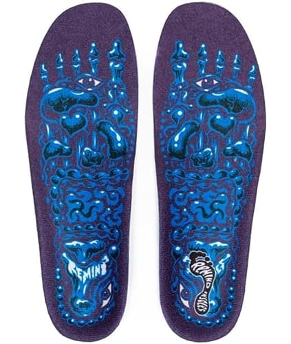 Remind Insoles Destin | Shoe Inserts for Low Arch Support | Ski Boot, Snowboarding & Skateboarding | Walking & Running | Lightweight Comfort | Reflexology | Mens Size 10-10.5