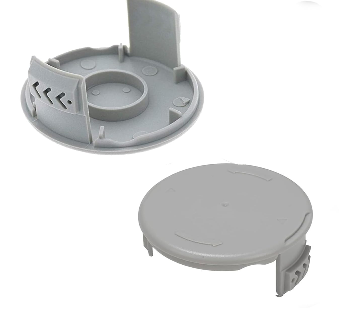 2Pcs RAC124 1.6mm Trimmer Spool Cover, Spool Caps Compatible with Ryobi ONE+ 18v 24v 40v 0LT1825 0LT1825M 0LT1830H 0LT1831 0LT1831H 0LT18315 0LT1832 RLT2925 Trimmer