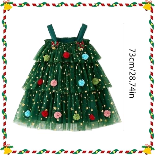 Traje de Navidad para niñas de 1 a 8 años que buscan un look cómodo 5