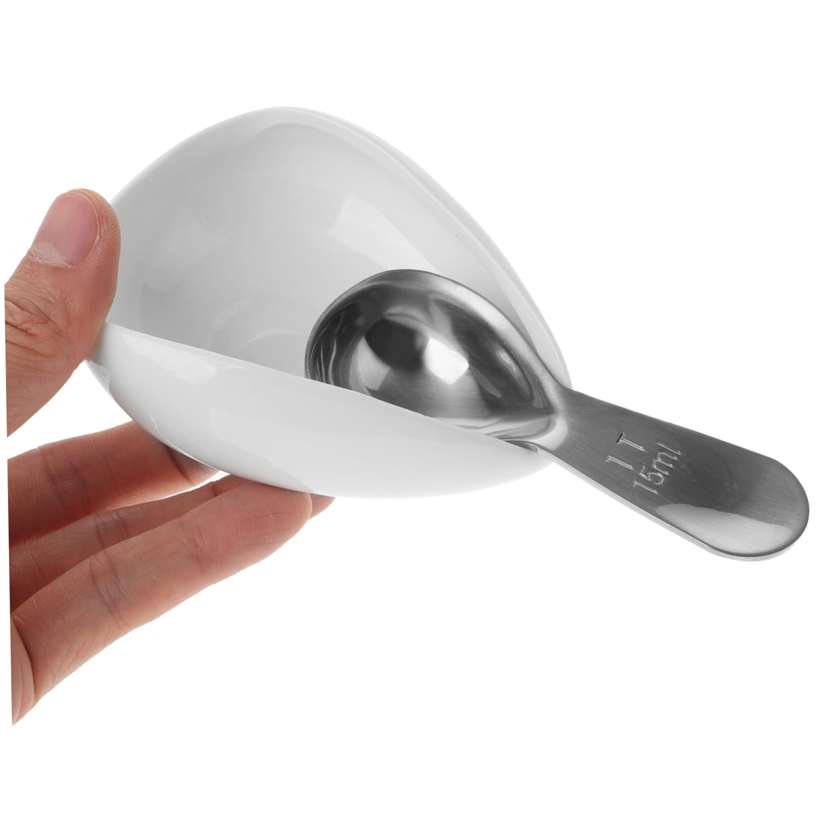 PRETYZOOM 4 Sätze Messschale Für Kaffeebohnen Kaffeesticks Kassierer-Set Paletten Kaffeetisch Kaffeegeschirr Kaffeemilch Kaffebohnen Tabletts Bohnen Aufbewahrungsplatte Rostfreier Stahl