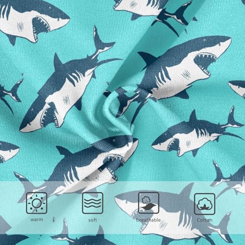 Little Girls Underwear Soft Cotton Shark Kids Panties in Sizes 2/3t, 4t, 5t, 6 and 83