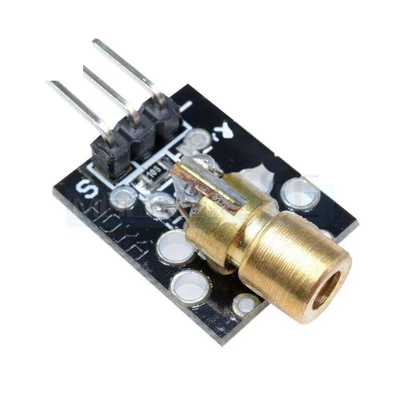 2PCS Laser Sensor Module 650nm 6mm 5V 5mW Red Laser Dot Diode Copper Head for